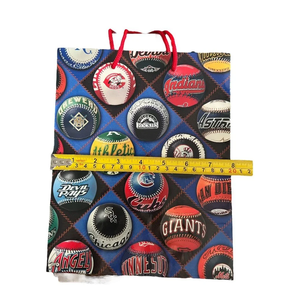Vintage Hallmark Major League Baseball Teams Gift Bag 8”X10” 1997‎
